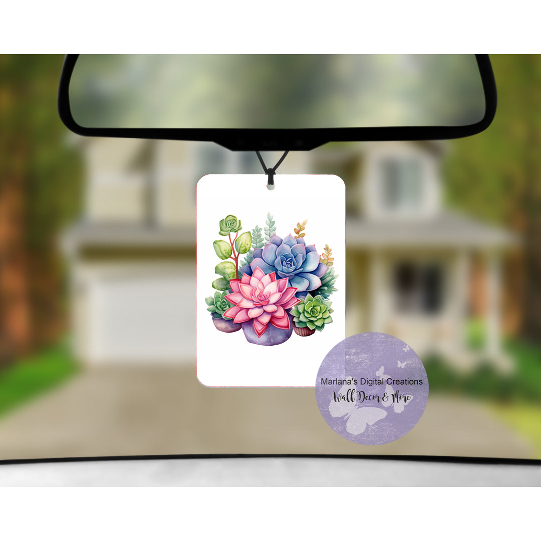 Succulents 232 Car Freshener