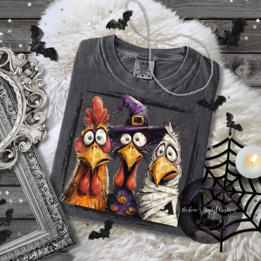 Trick Or Treat Chickens CPC