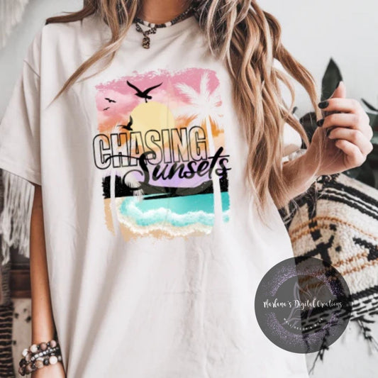 Watercolor Chasing Sunsets CPC