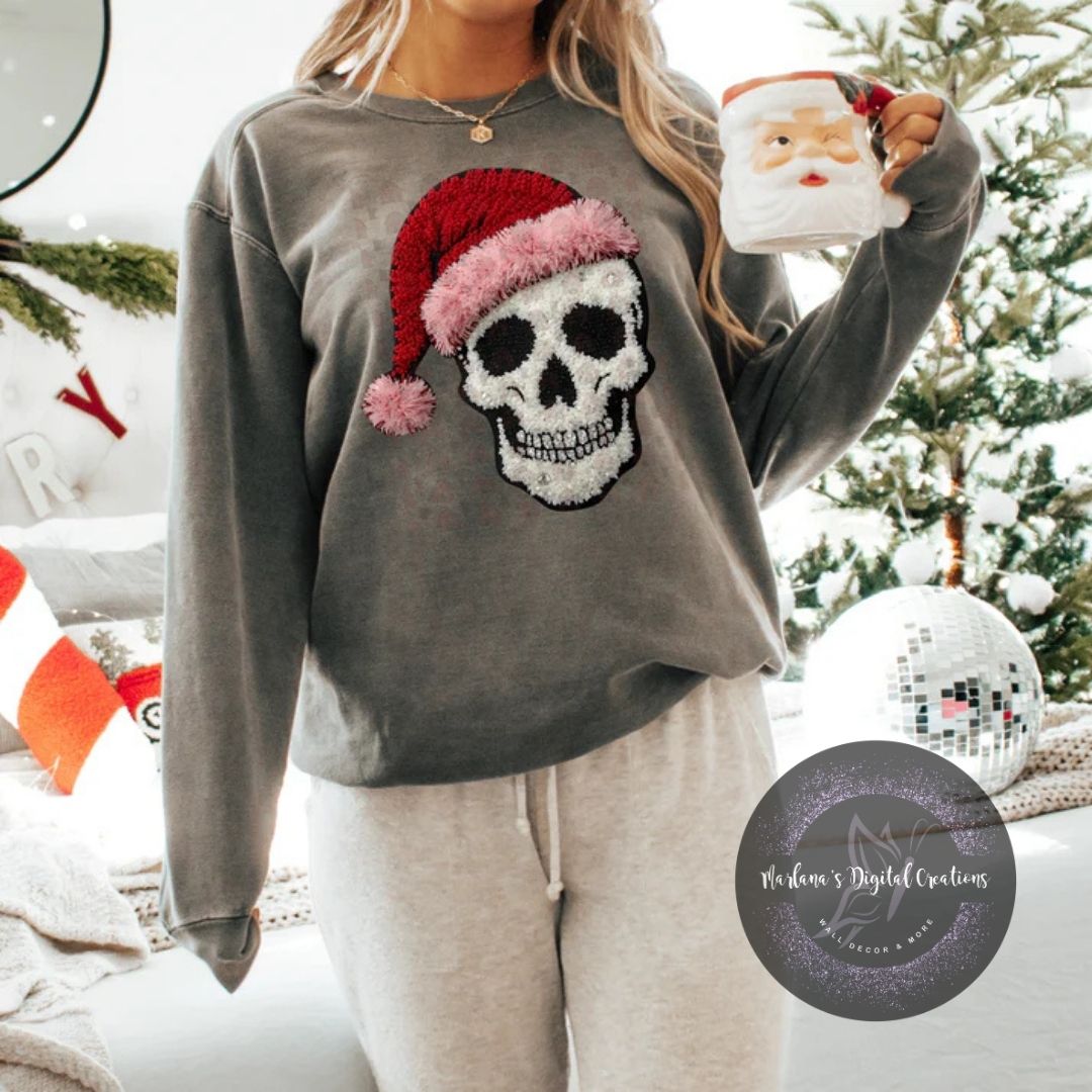 Yarn Christmas Skeleton CPC