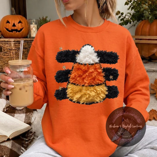 Yarn Stripes Candy Corn CPC