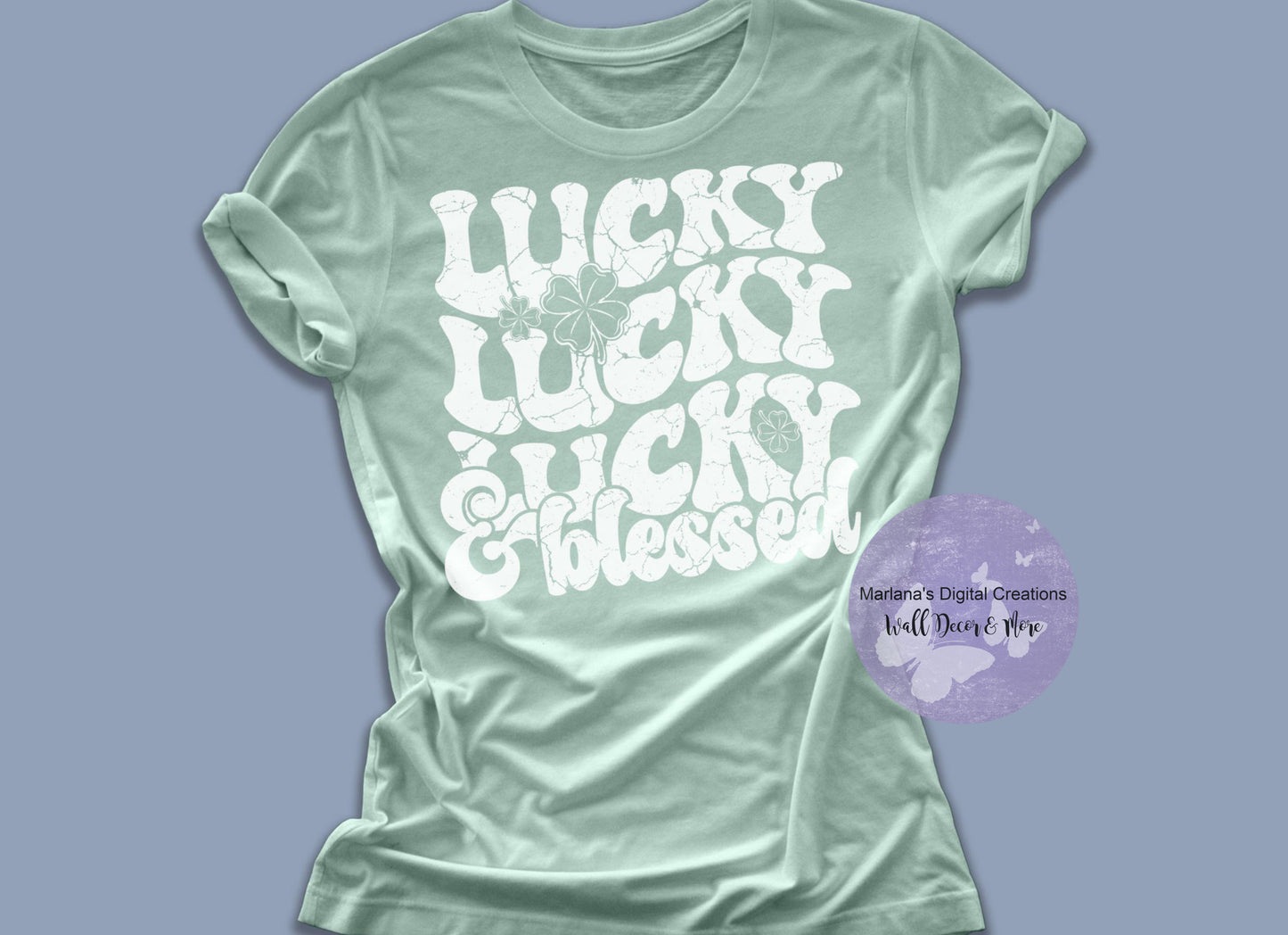 Lucky Lucky Lucky & Blessed HMD - Screen Print