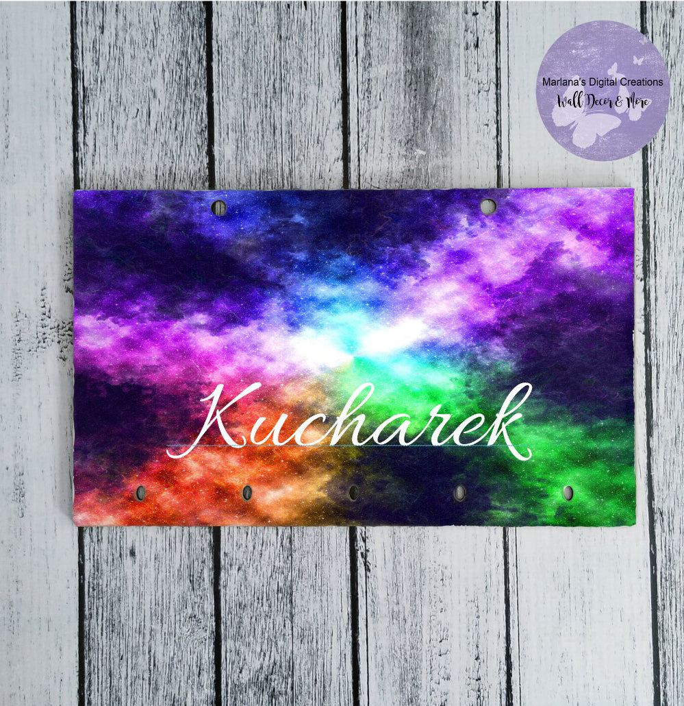 Rainbow Nebula Key Rack