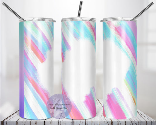 Sweet Cotton Candy 20oz Skinny Tumbler