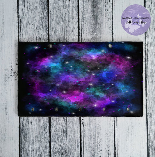 Purple Galaxy Key Rack