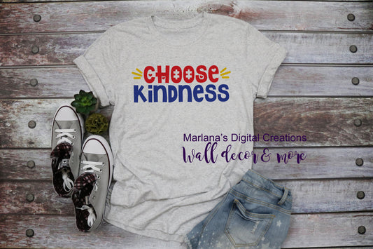 AU01 Choose Kindness - Sublimation Print