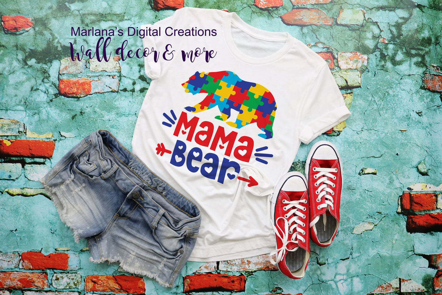 AU41 Mama Bear - Sublimation Print