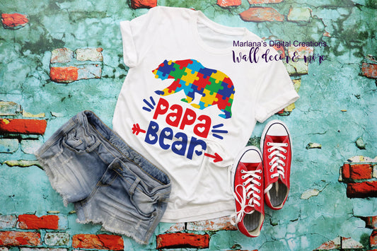 AU42 Papa Bear - Sublimation Print