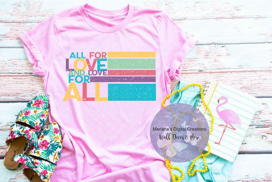 All For Love - Screen Print