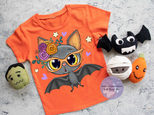 Baby Girl Bat HMD - Youth Screen Print