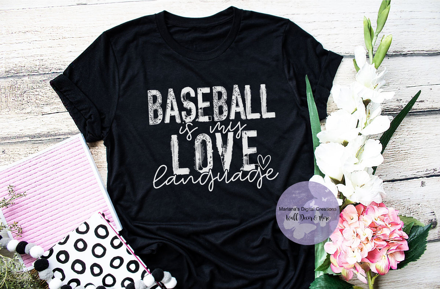 Baseball Is My Love Language HMD - Screen Print