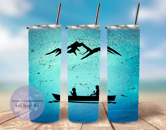 Canoe Dad 20oz Skinny Tumbler