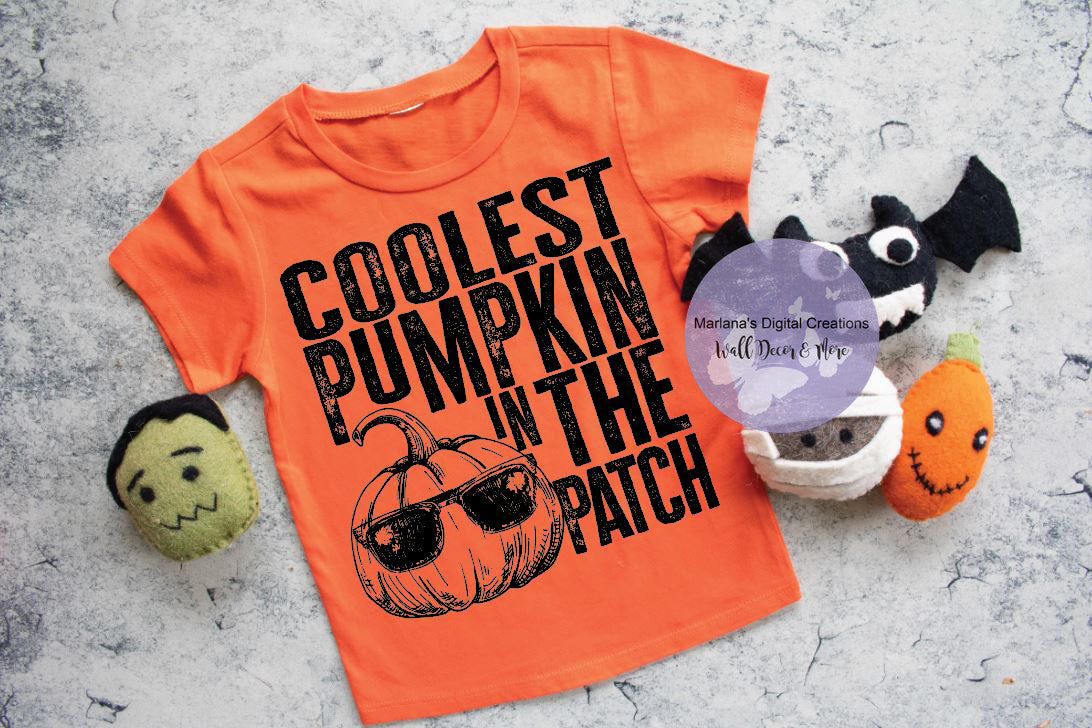 Coolest Pumpkin In The Patch HMD - Youth Screen Print