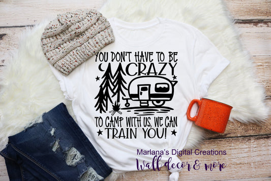 Crazy Camper - Vinyl Print