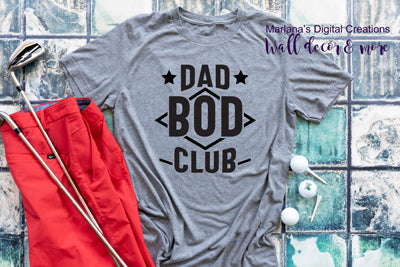 Dad Bod Club - Vinyl Print