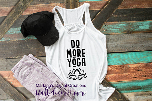 Do More Yoga - Vinyl Print