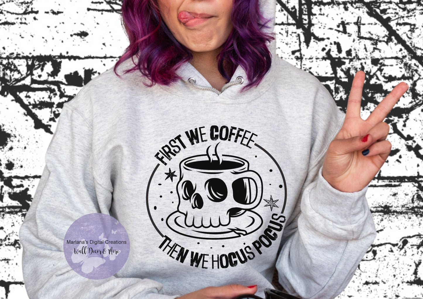 First We Coffee And Then We Hocus Pocus HMD