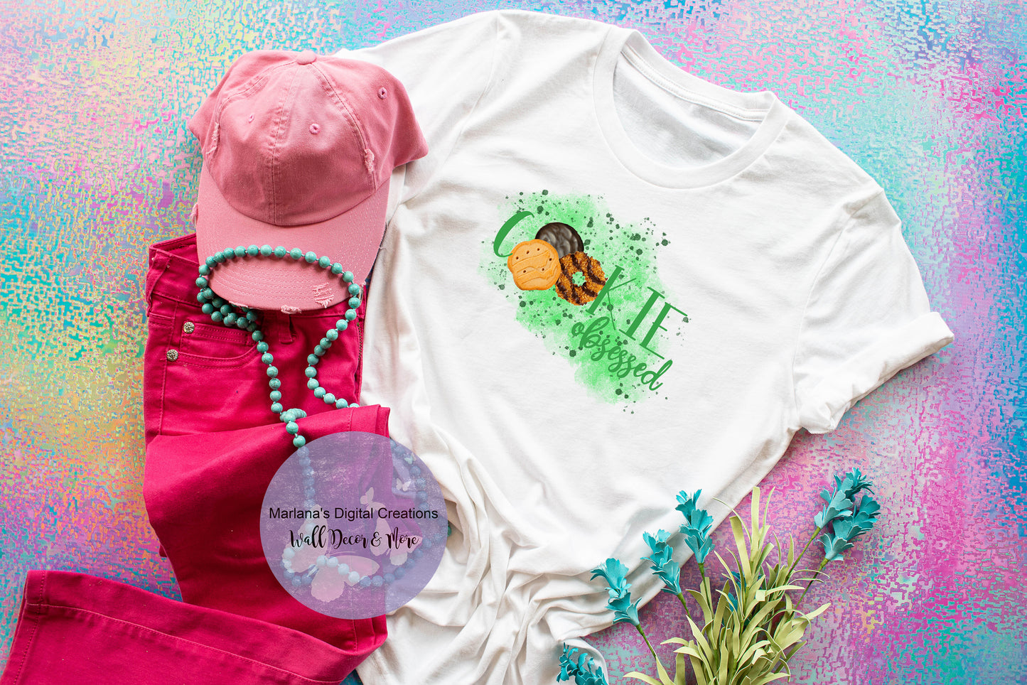 Girl Scout Cookie Obsessed - Sublimation Print