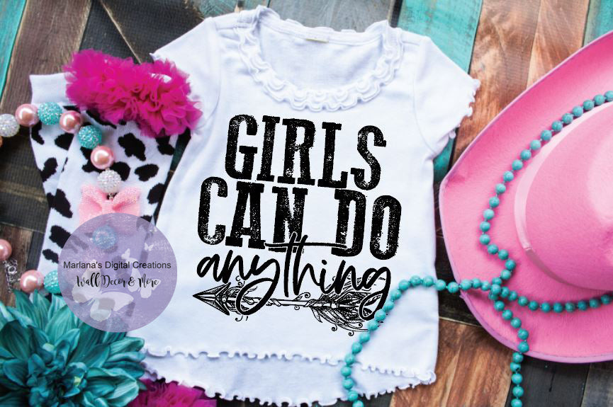 Girls Can Do Anything HMD - Youth Screen Print