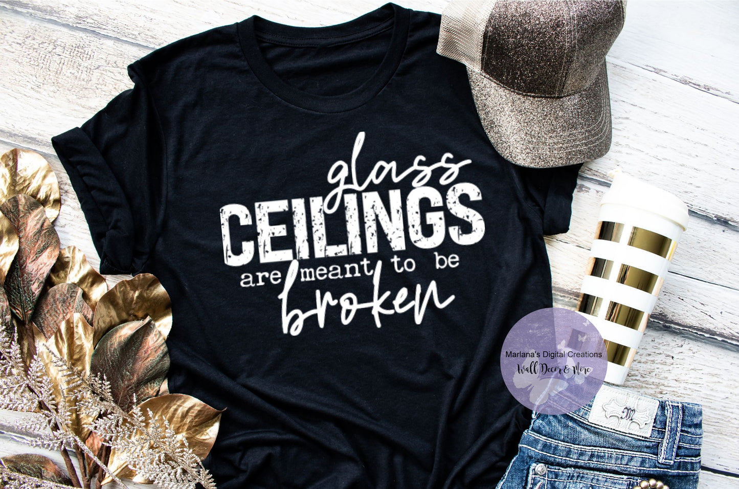 Glass Ceilings Are Meant To Be Broken HMD - Screen Print