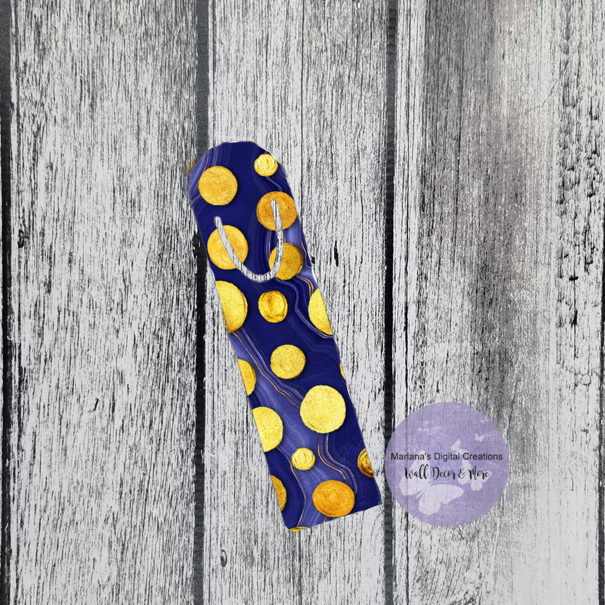 Golden Circles Bookmark