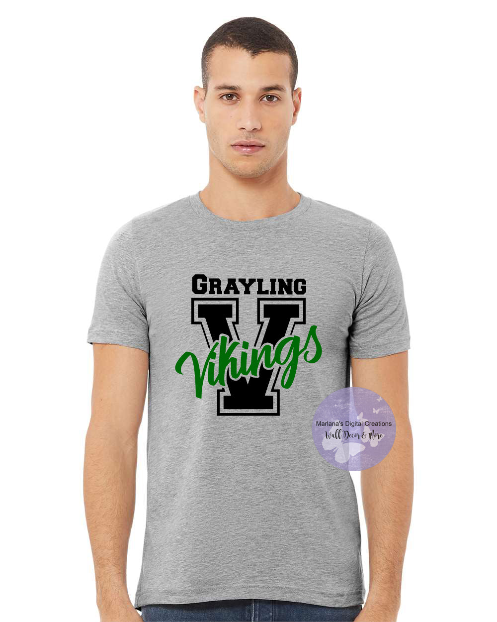 Grayling Vikings "V" Tshirt