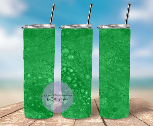 Green Fluid 20oz Skinny Tumbler