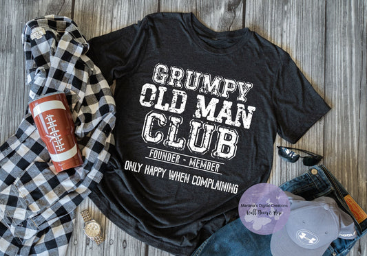 Grumpy Old Man Club HMD - Screen Print