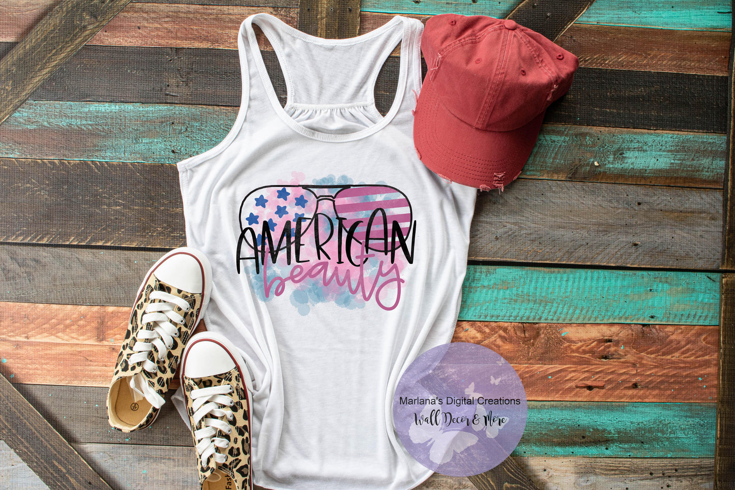 HMD American Beauty - Sublimation Print