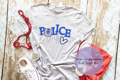 HMD Police Wife - Sublimation Print