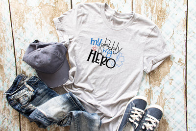 HMD My Daddy Is My Hero - EMT - Sublimation Print