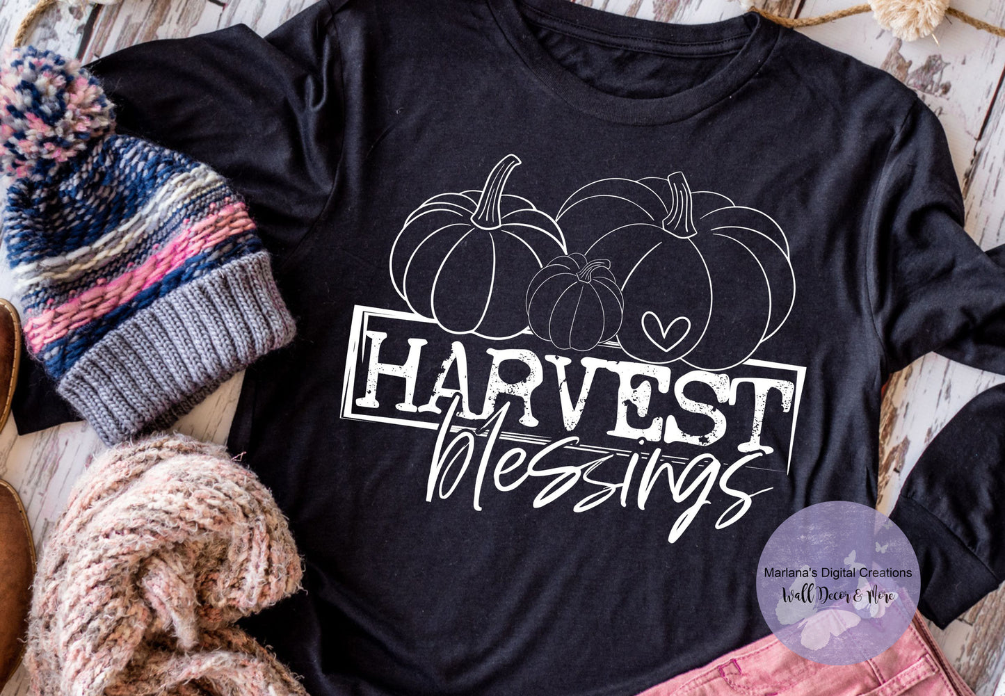 Harvest Blessings HMD - Screen Print