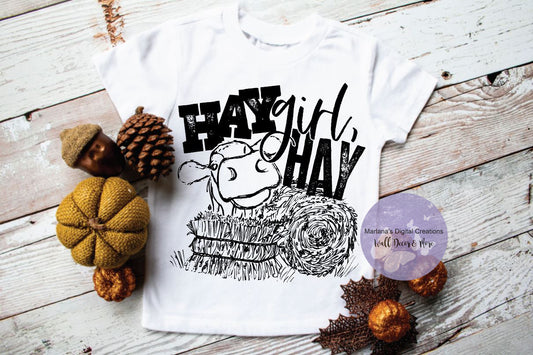 Hay Girl Hay - Screen Print