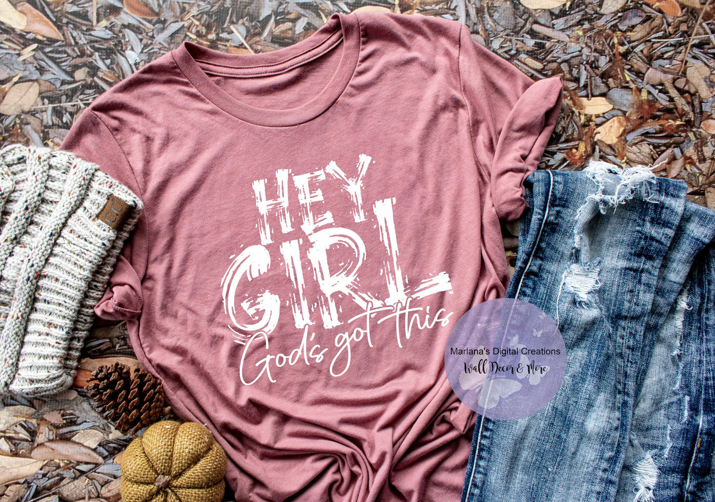 Hey Girl God's Got This HMD - Screen Print