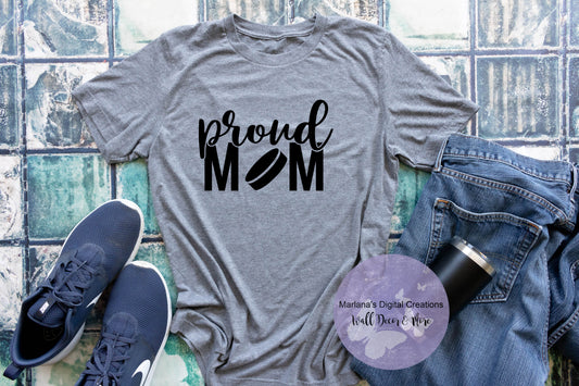 Hockey Proud Mom 2 - Vinyl Print