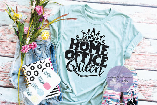 Home Office Queen - Screen Print