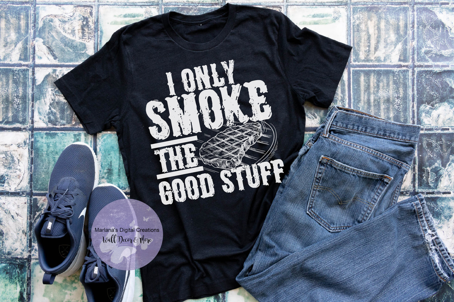 I Only Smoke The Good Stuff HMD - Screen Print