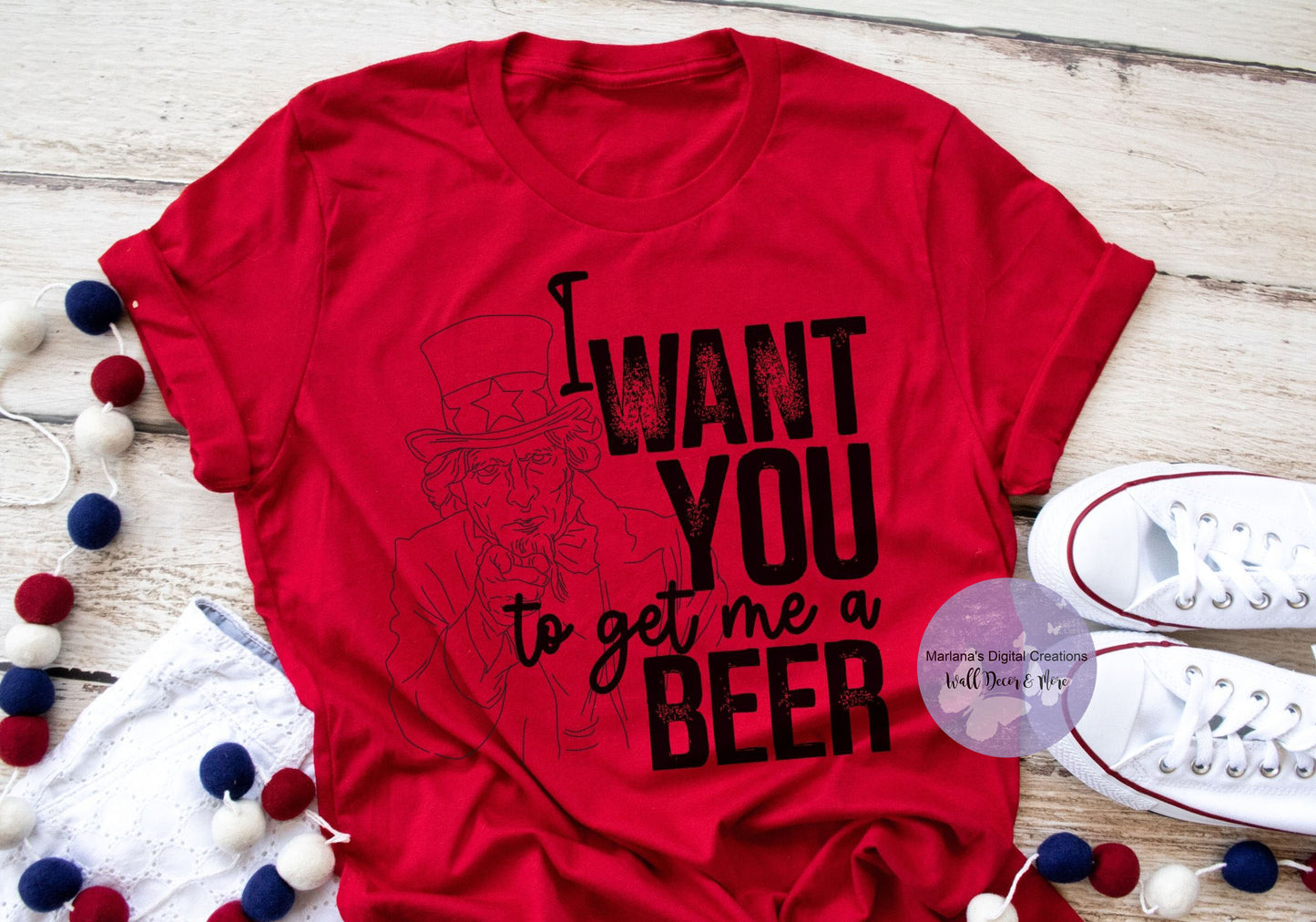 I Want You To Get Me A Beer HMD - Screen Print