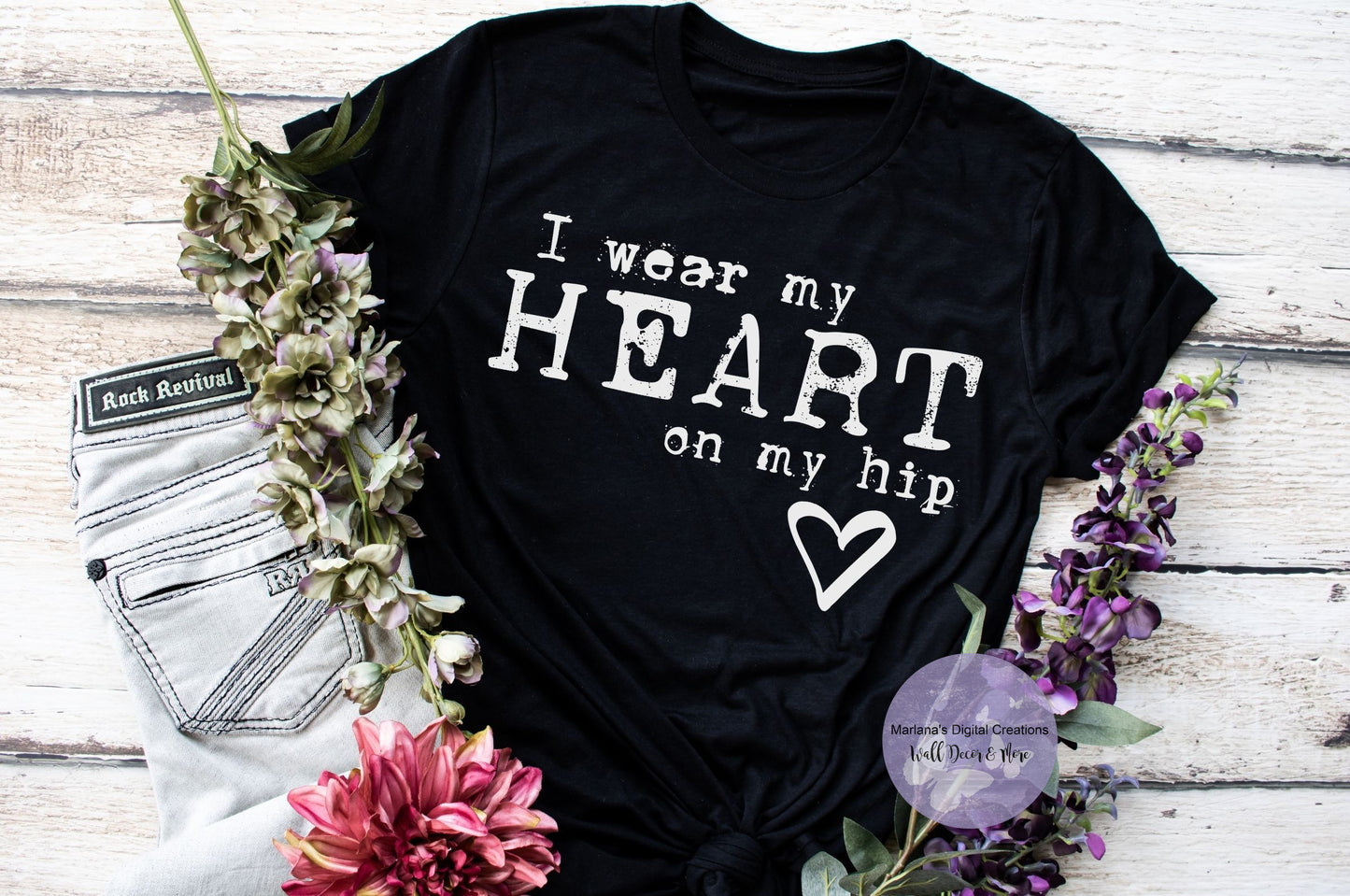 I Wear My Heart On My Hip HMD - Screen Print