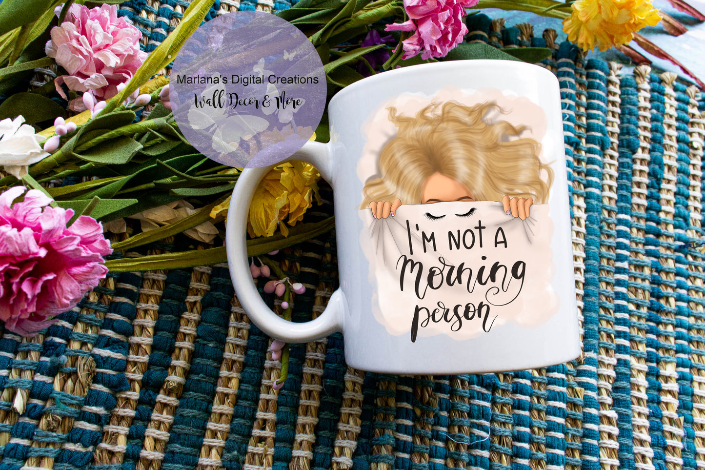 I'm Not A Morning Person Blonde - Mug
