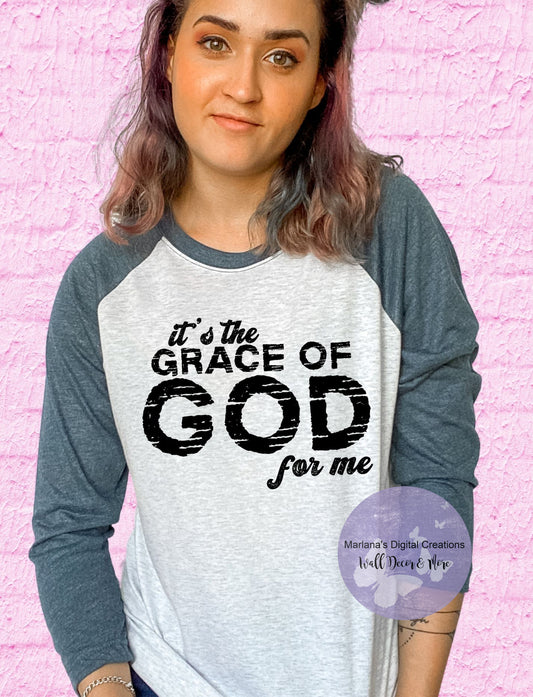 It's The Grace Of God For Me HMD - Screen Print