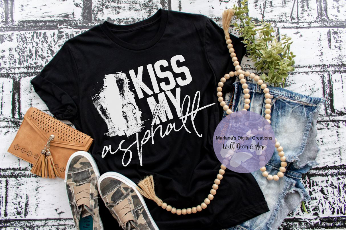 Kiss My Asphalt - Screen Print