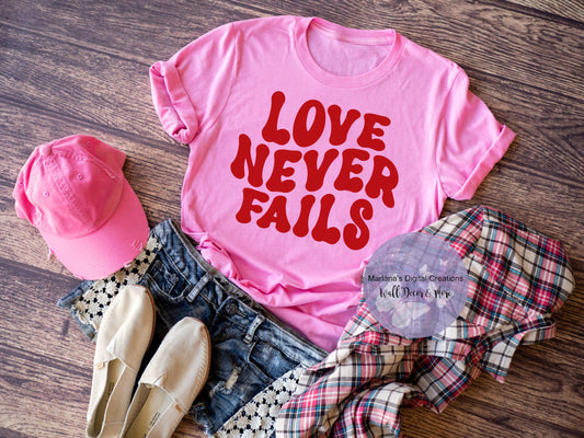 Love Never Fails HMD - Screen Print