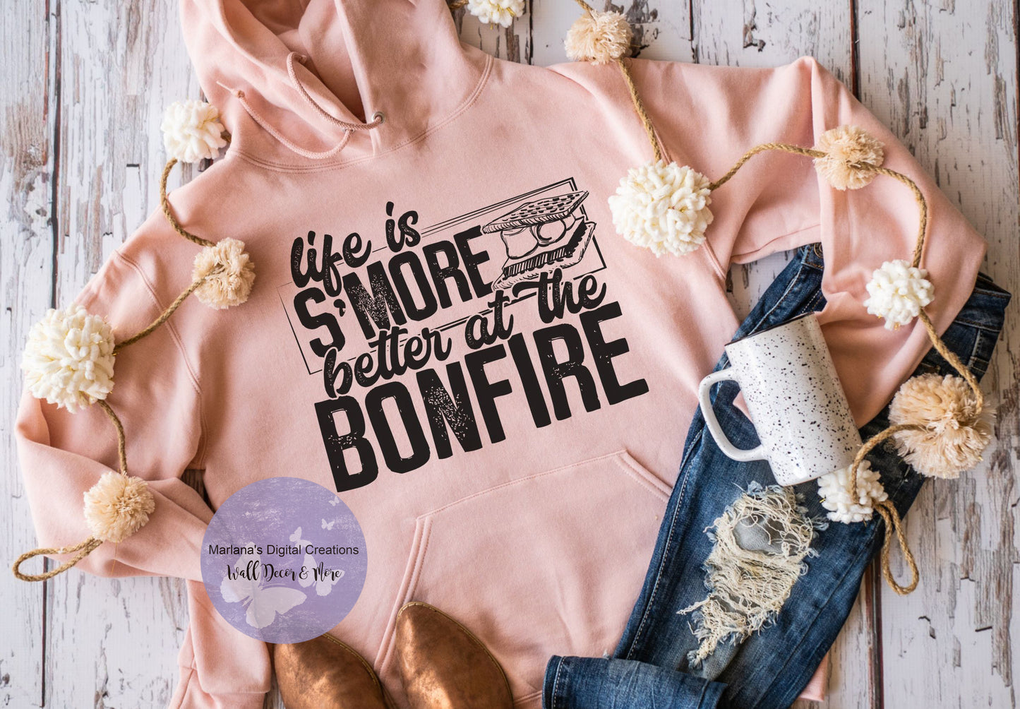 Life Is Smore Better At The Bonfire HMD - Screen Print