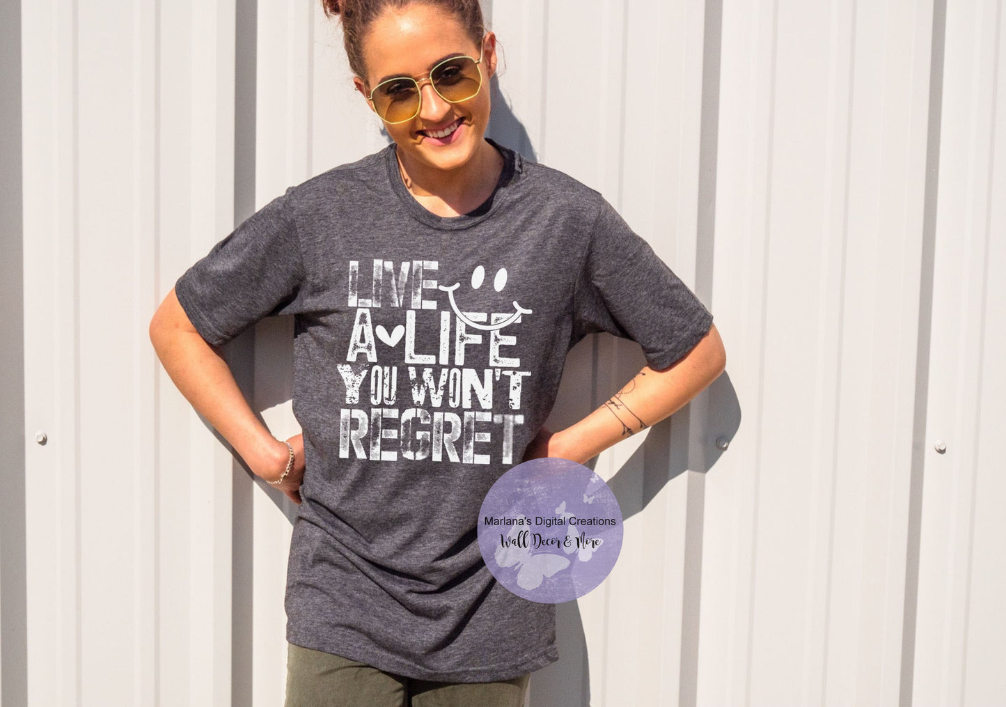 Live A Life You Won't Regret HMD - Screen Print