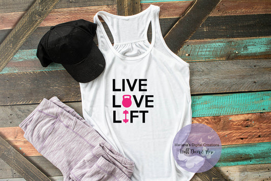 Live Love Lift - Vinyl Print