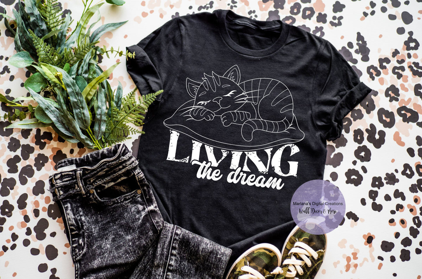 Living The Dream HMD - Screen Print