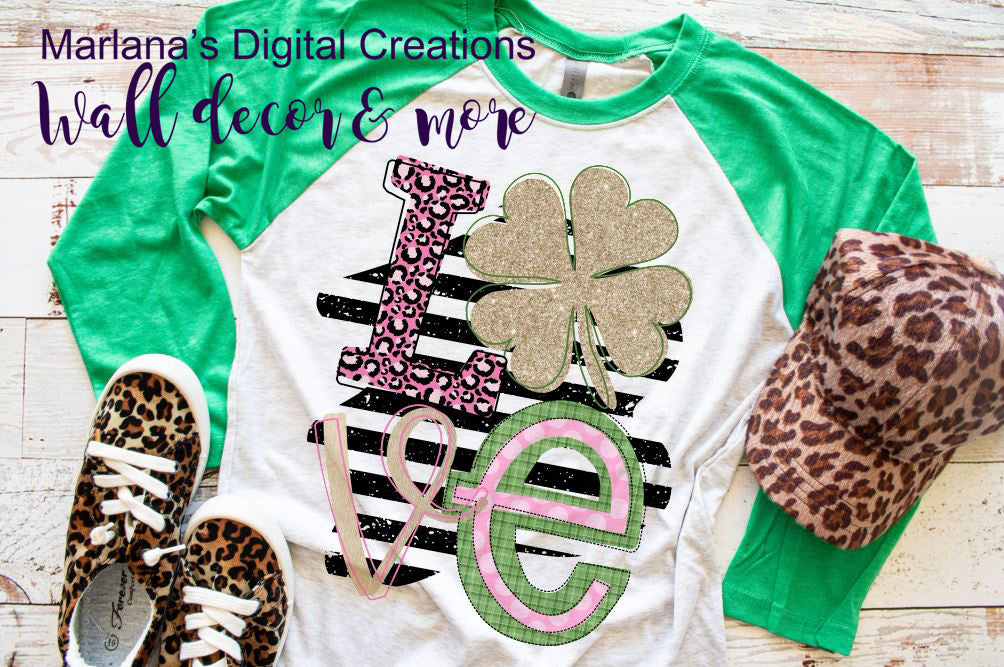 Love Clover - Screen Print