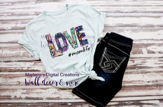 LoveMomLife - Sublimation Print