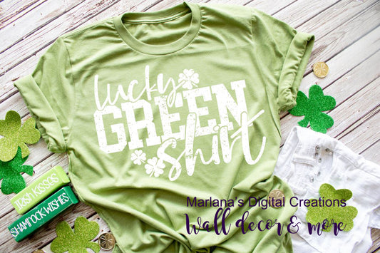 Lucky Green Shirt - Screen Print